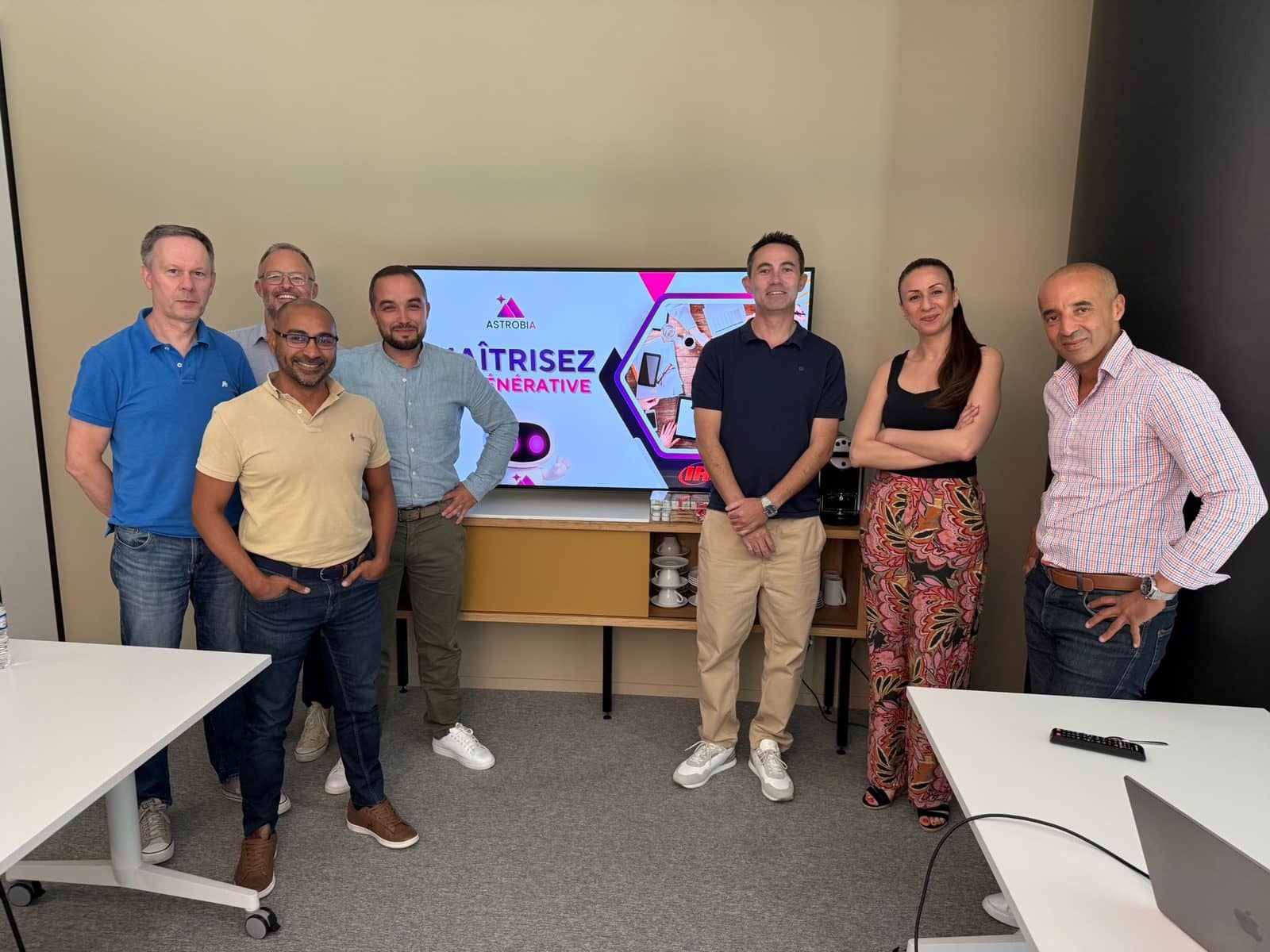 Session de formation IA animée par Astrobia chez Ingersoll Rand France