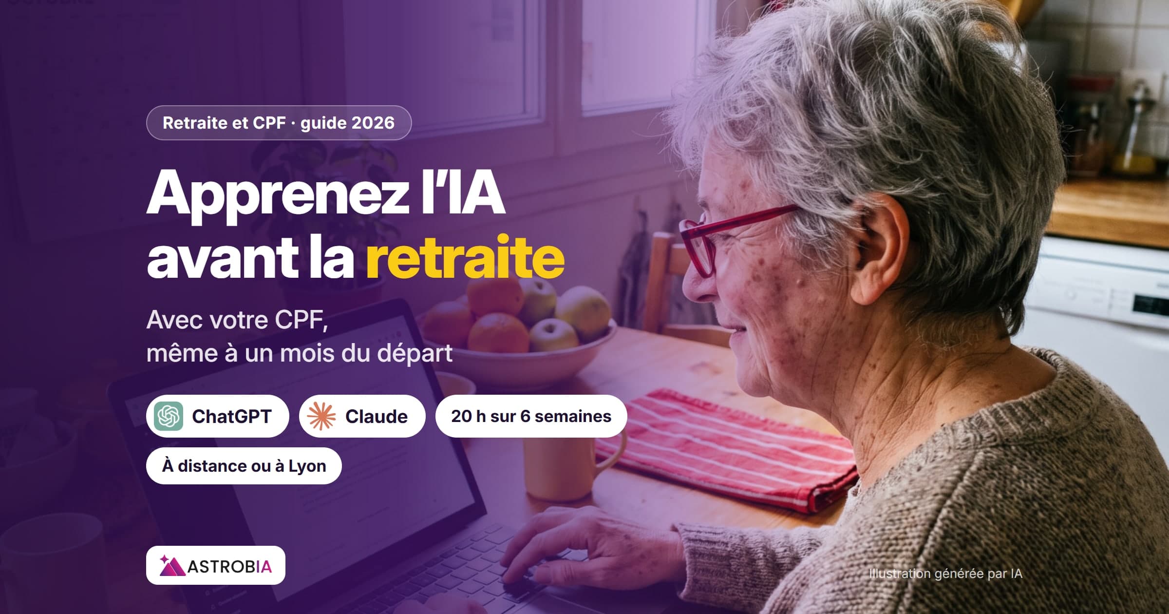 Utiliser son CPF avant la retraite pour se former à l'IA