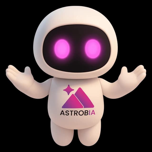 ASTRO, la mascotte d'Astrobia, cabinet de conseil et organisme de formation en intelligence artificielle