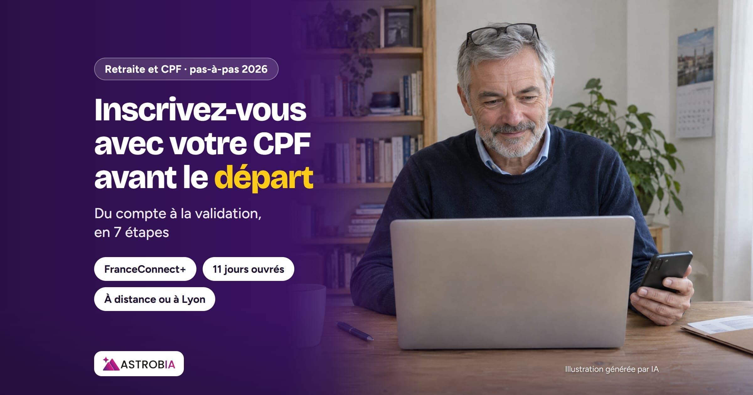 S'inscrire avec son CPF avant la retraite, étape par étape